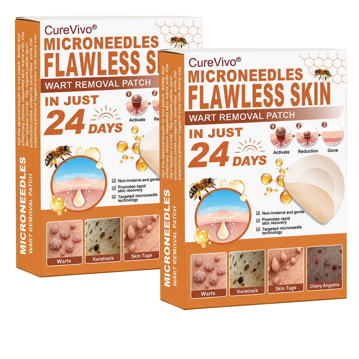 👩‍⚕️🎉 Official Flagship Store | CureVivo® 🐝 Microneedle Patch with Bee Venom (for warts, age spots, and blemishes)