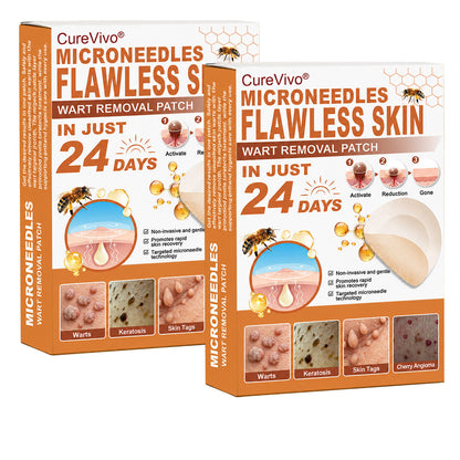 👩‍⚕️🎉 Official Flagship Store | CureVivo® 🐝 Microneedle Patch with Bee Venom (for warts, age spots, and blemishes)