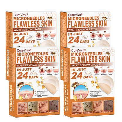👩‍⚕️🎉 Official Flagship Store | CureVivo® 🐝 Microneedle Patch with Bee Venom (for warts, age spots, and blemishes)