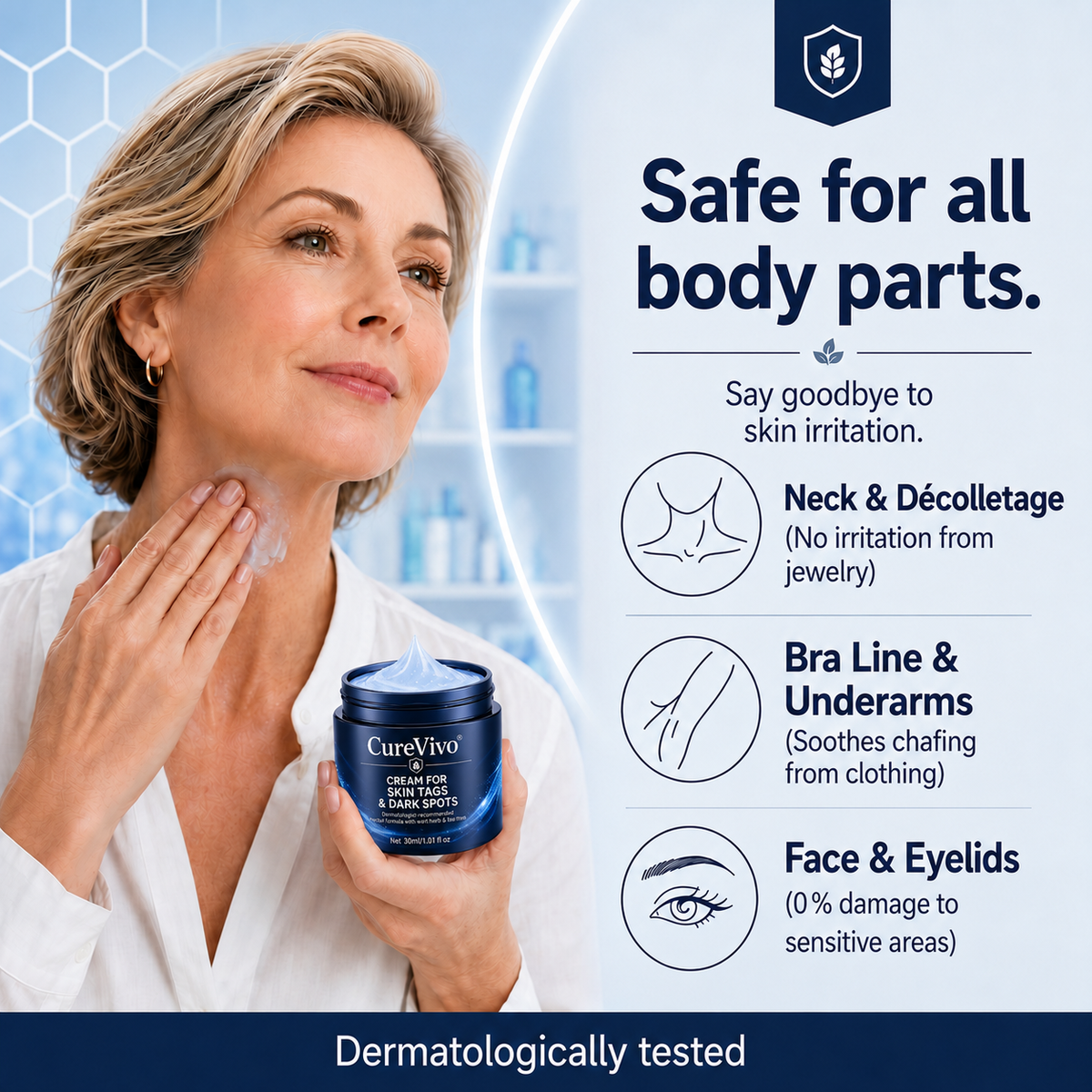 🏆𝗖𝘂𝗿𝗲𝗩𝗶𝘃𝗼® 𝟕-𝐃𝐚𝐲 𝐒𝐤𝐢𝐧 𝐓𝐚𝐠 & 𝐒𝐩𝐨𝐭 𝐑𝐞𝐦𝐨𝐯𝐚𝐥 𝐂𝐫𝐞𝐚𝐦 (𝐏𝐚𝐢𝐧𝐥𝐞𝐬𝐬 𝐅𝐨𝐫𝐦𝐮𝐥𝐚 – 𝐍𝐨 𝐒𝐜𝐚𝐫𝐬)💗