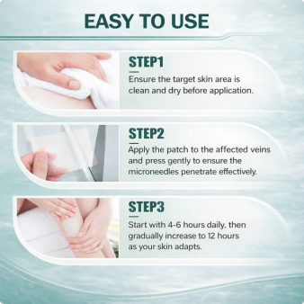 🇺🇸👨‍⚕️✅𝐇𝐞𝐚𝐥𝐫𝐢𝐳𝐞® VenoEase Soluble Microneedle Patch⚡Instant Relief, Long-Term Results ⚡