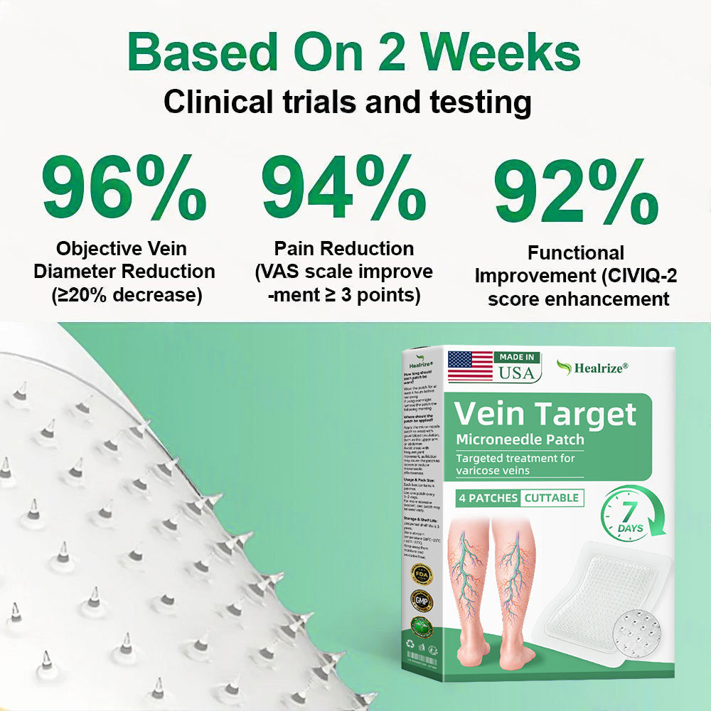🇺🇸👨‍⚕️👍✅Healrize® VeinTarget Microneedle Patch⚡Instant Relief, Long-Term Results🗽