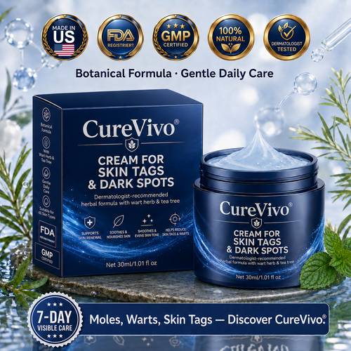 🏆𝗖𝘂𝗿𝗲𝗩𝗶𝘃𝗼® 𝟕-𝐃𝐚𝐲 𝐒𝐤𝐢𝐧 𝐓𝐚𝐠 & 𝐒𝐩𝐨𝐭 𝐑𝐞𝐦𝐨𝐯𝐚𝐥 𝐂𝐫𝐞𝐚𝐦 (𝐏𝐚𝐢𝐧𝐥𝐞𝐬𝐬 𝐅𝐨𝐫𝐦𝐮𝐥𝐚 – 𝐍𝐨 𝐒𝐜𝐚𝐫𝐬)💗
