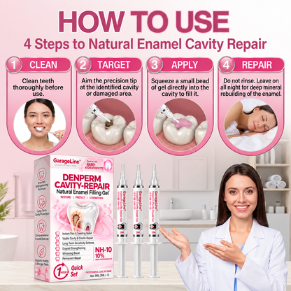 🇺🇸GarageLine® DenPerm Cavity-Repair Natural Enamel Filling Gel